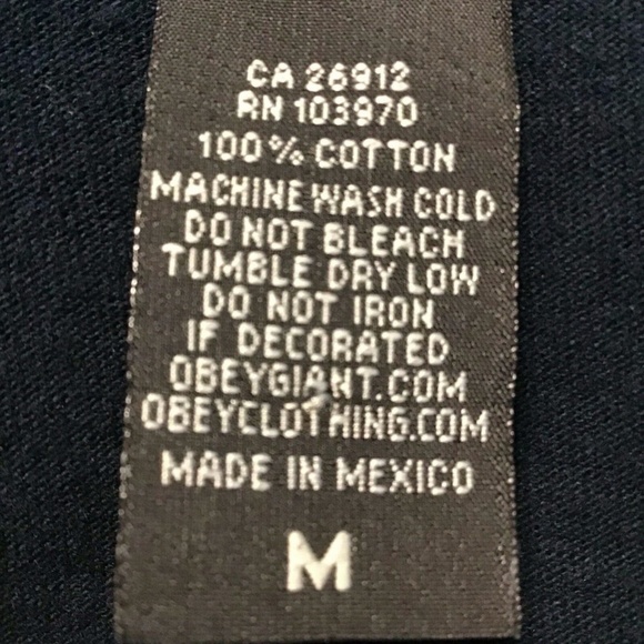 Men's OBEY Propaganda No 89 Graphic TShirt Medium - Picture 4 of 4